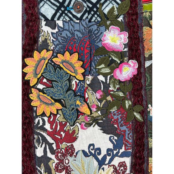 Byron Lars Beauty Mark Anthropologie Jessica Floral Pencil Skirt Size 4 NWT - Picture 12 of 12